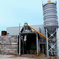 Бетонный завод SmartBeton 30 S под вибропресс QUNFENG QS 1000-1200/HESS GROUP Multimat RH 500