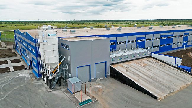 Бетонный завод SmartBeton для производства опор линий электропередачи (ЛЭП)