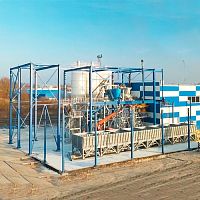 Бетонный завод SmartBeton 70 S под вибропресс QUNFENG QS 1800/HESS GROUP Multimat RH 1400