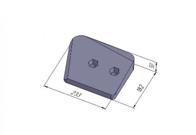 Лопатка левая Teltomat