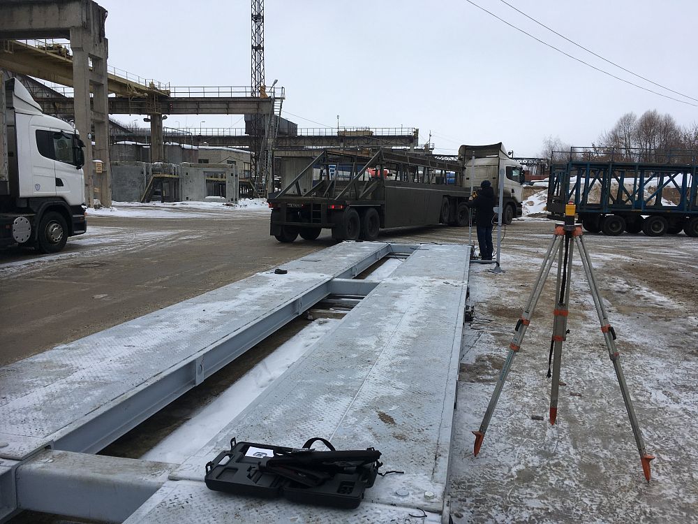 Поставка и монтаж автовесов на 80 тонн г.Алексин