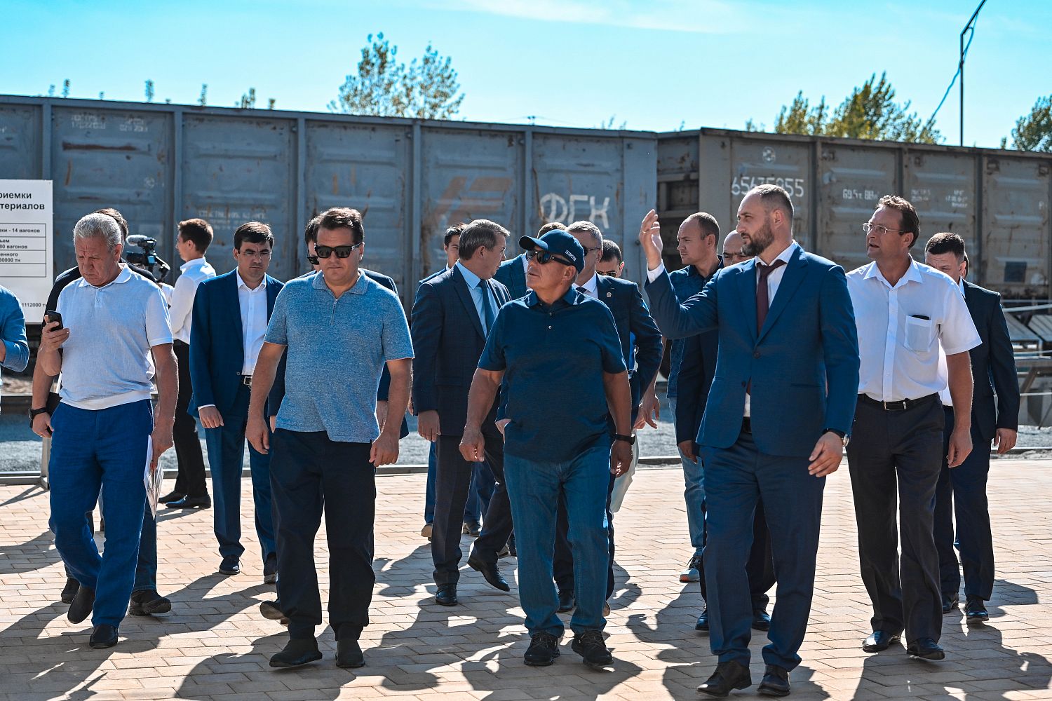 Президент Татарстана – на бетонном заводе производства «ТензоТехСервис»