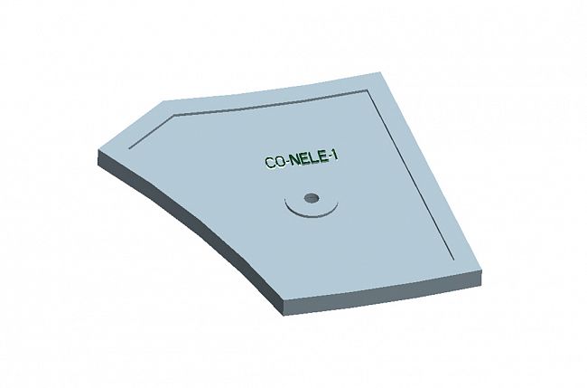 Нижняя броня (10) для бетоносмесителя CO-NELE CMP (S) 3000