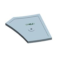 Нижняя броня (10) для бетоносмесителя CO-NELE CMP (S) 2500