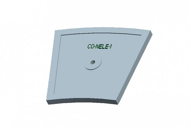Нижняя броня (4) для бетоносмесителя CO-NELE CMP (S) 1250