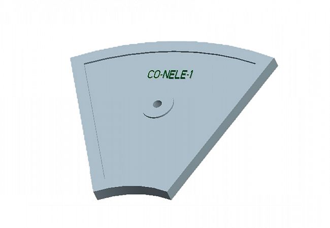 Нижняя броня (2) для бетоносмесителя CO-NELE CMP (S) 3000