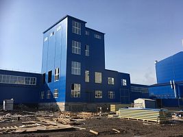 Монтаж завода сухих строительных смесей производительностью 25 т/час, г. Новотроицк