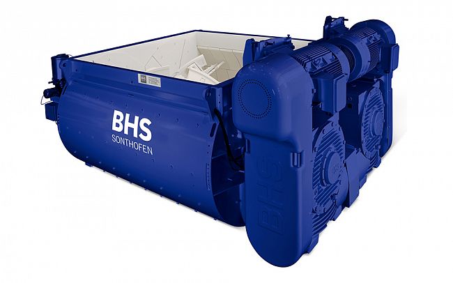 Двухвальный бетоносмеситель BHS - DKX 1.00