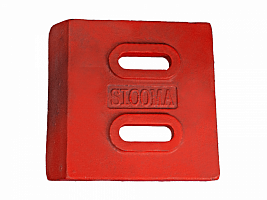 Нижний скребок для бетоносмесителя SICOMA  MAO 4500/3000